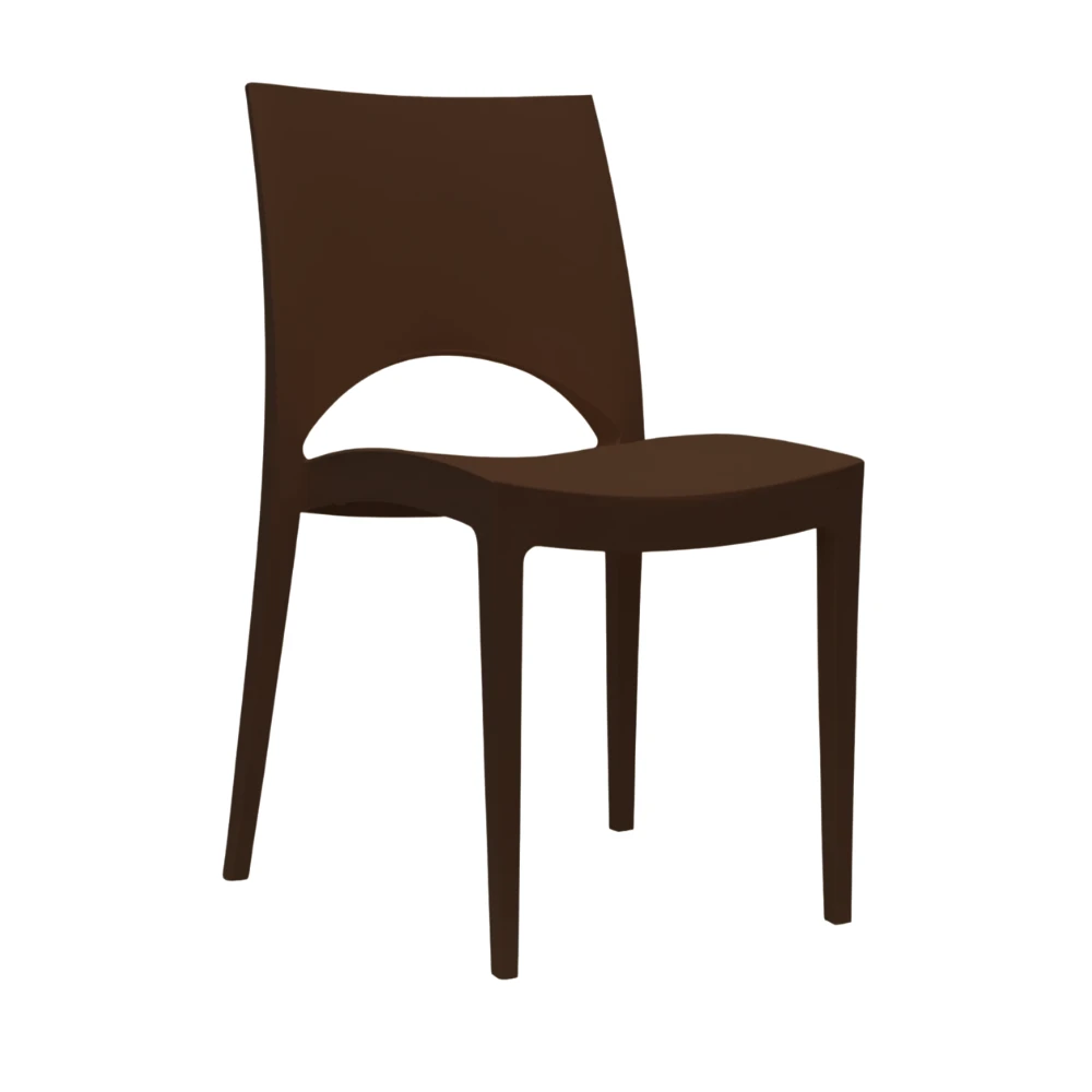 mobiliario-contract-silla saba marron chocolate lateral
